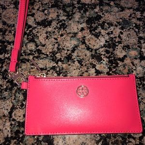 Tory Burch key holder wristlet